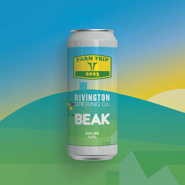 Rivington Beak - Farm Trip 2023 - 6.8% DDH IPA - 500ml Can Rivington Beak - Farm Trip 2023 - 6.8% DDH IPA - 500ml Can