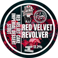 Bang the Elephant - Red Velvet Revolver -  12.2% Red Velvet Cake Imperial Stout - 440ml Can
