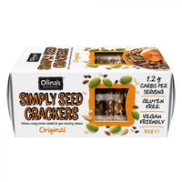 Olina's Bakehouse - Simply Seed Crackers - Original - 80g Packet