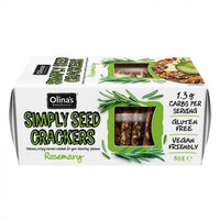 Olina's Bakehouse - Simply Seed Crackers - Rosemary - 80g Packet