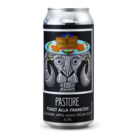 Pastore - Toast alla Francese - 6.5% Blueberry & Apple French Toast Pastry Sour with Maple & Pecan - 440ml Can.