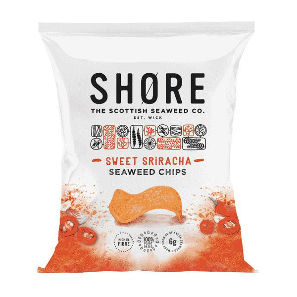 Shore - Seaweed Chips - Sweet Sriracha - 80g Packet