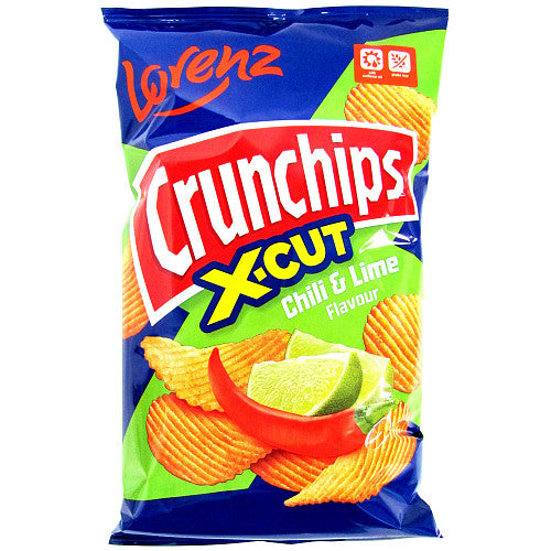 Lorenz - Crunchips X-Cut - Chilli & Lime - 150g Pack