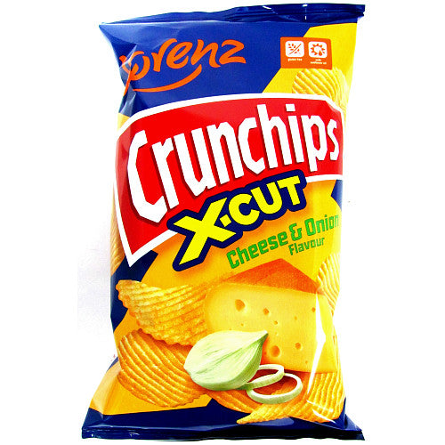 Lorenz - Crunchips X-Cut - Cheese & Onion - 150g Pack