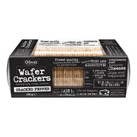 Olina's Bakehouse - Wafer Crackers 'Cracked Pepper' - 100g Packet