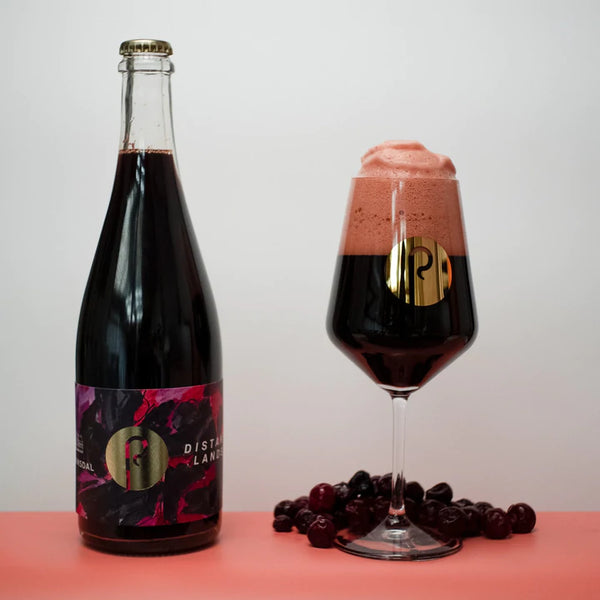 Pastore / Frederiksdal - La Stevnsbær Scura - 8% Cherry Wine Barrel Aged Dark Wild Ale with Cherries - 750ml Bottle