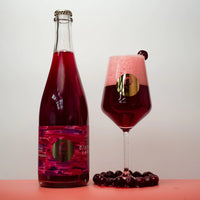 Pastore / Frederiksdal - La Stevnsbær Dorata - 8% Cherry Wine Barrel Aged Golden Wild Ale with Cherries - 750ml Bottle
