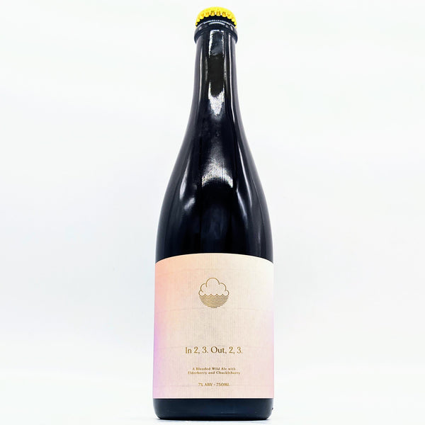 Cloudwater - In 2,3. Out 2,3. - 7% Chuckleberry & Elderberry Sour - 750ml Bottle