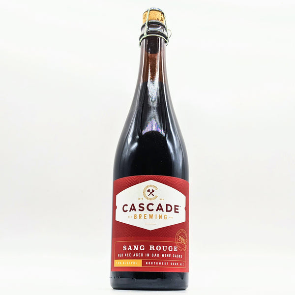 Cascade Brewing - Sang Rouge - 7.8% Red Ale Aged In Oak Casks - 750ml Bottle
