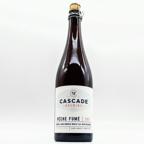 Cascade Brewing - Pêche Fumé - 6.8% Barrel Aged Smoked Wheat Ale with Peaches - 750ml Bottle