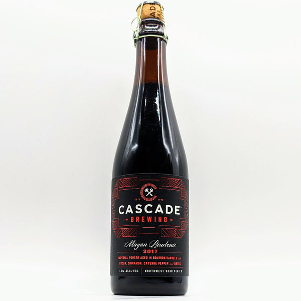 Cascade Brewing - Mayan Bourbonic - 11.3% Bourbon BA Porter with Cocoa, Cinnamon, Cayenne & Dates - 500ml Bottle