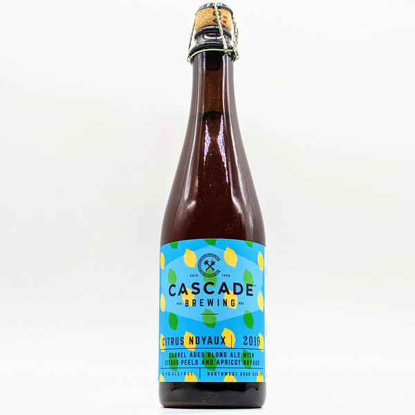 Cascade Brewing - Citrus Noyaux - 8.4% Barrel Aged Blond Ale with Citrus Peel & Apricot Noyaux - 375ml Bottle