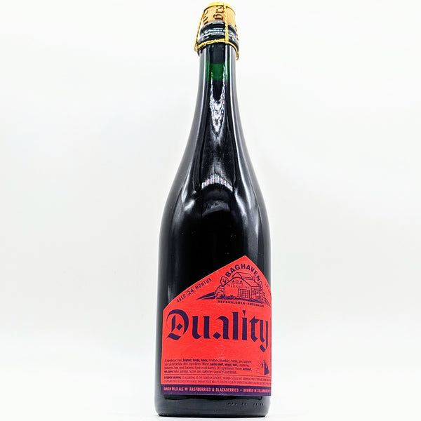 Mikkeller Baghaven / Funk Factory - Duality - 6.5% Wild Ale with Raspberries & Blackberries -750ml Bottle. -