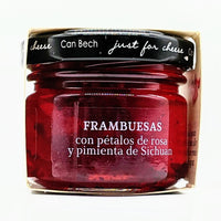 Raspberry with Rose Petals and Szechuan Pepper Jam for Cheese - 70g
