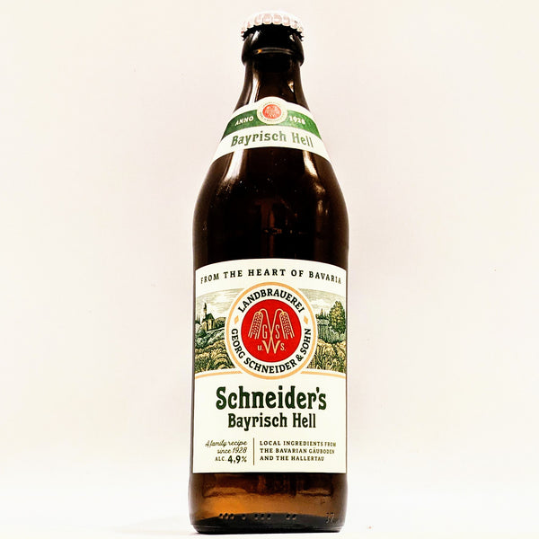 Schneider's Landbrauerei - Schneiders Bayrisch Hell - 4.9% Bavarian Helles - 500ml Bottle