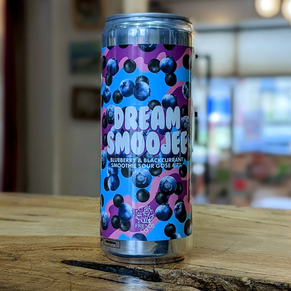 Friends Company - Dream Smoojee Blueberry & Blackcurrant - 4.7% Gose - 330ml Can