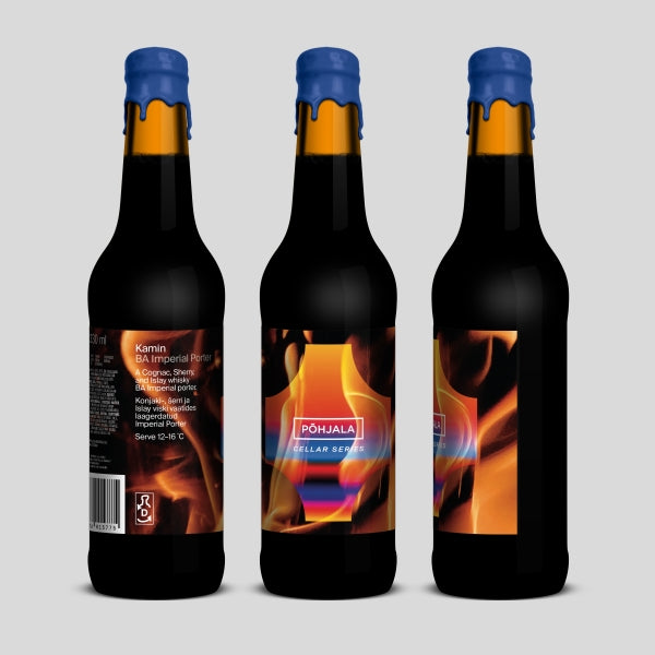 Pohjala - Kamin - 11% Cognac, Sherry & Islay whisky BA Imperial Porter - 330ml Bottle