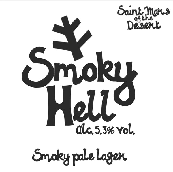 St Mars of the Desert (SMOD) - Smoky Hell - 5.3% Bamburg Style Smoked Lager - 440ml Can
