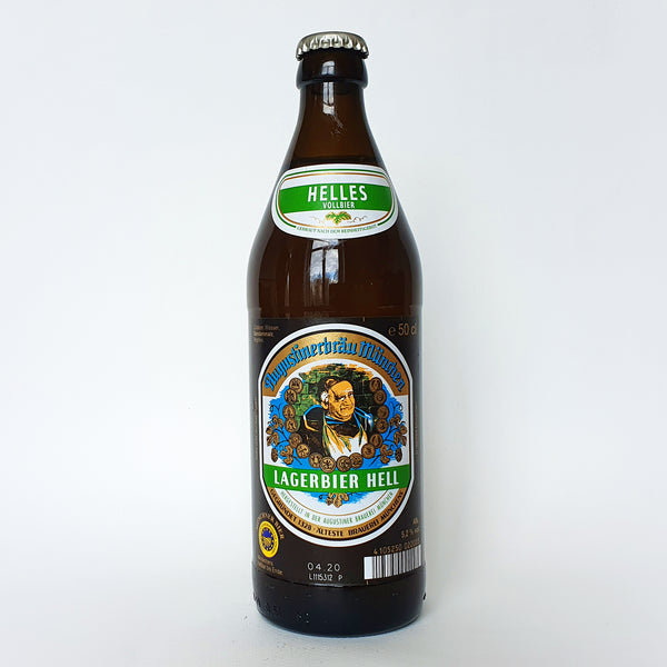 Augustiner - Lagerbier Hell - 5.2% Helles - 500ml Bottle