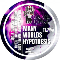 Bang the Elephant / Good Name - Many Worlds Hypothesis - 11.7% Sherry BA Chocolate, Caramel, Pecan Imperial Stout - 440ml Can