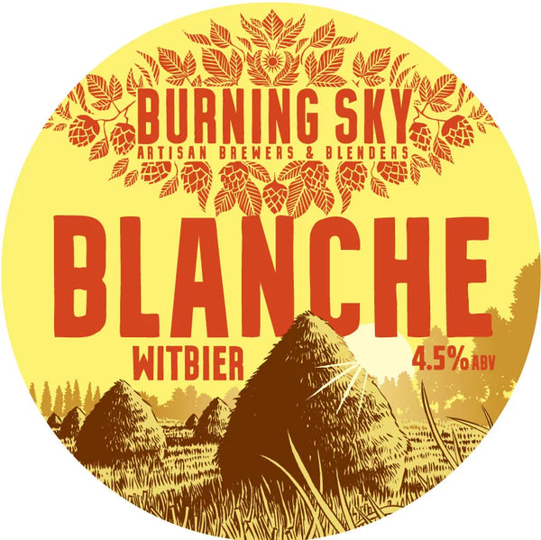 Burning Sky - Blanche - 4.5% Witbier - 440ml Can