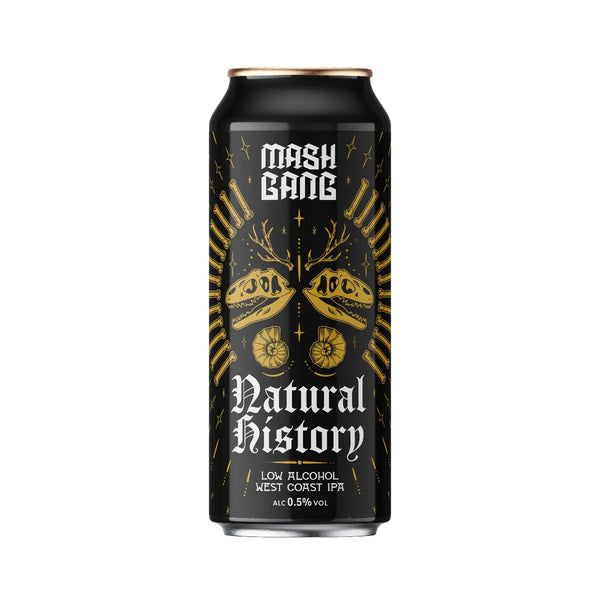 Mash Gang - Natural History - 0.5% West Coast IPA - 440ml Can