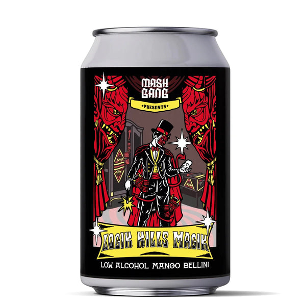 Mash Gang - Logik Kills Magik - 0.5% Mango Bellini - 330ml Can
