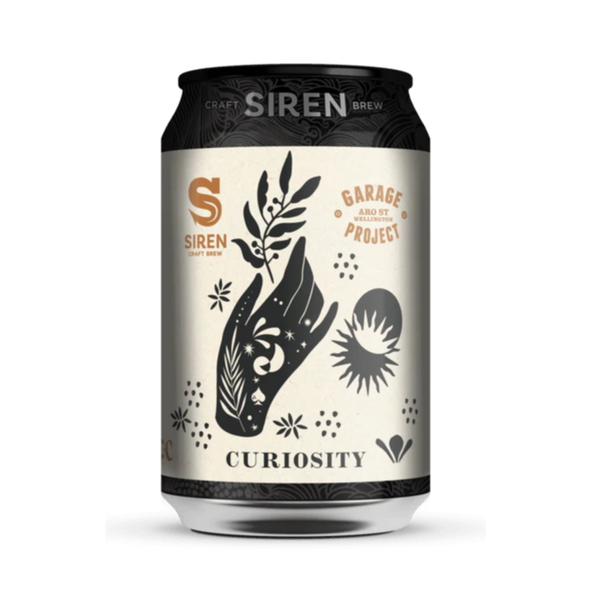 Siren / Garage Project - Curiosity - 10% Imperial Stout with vanilla and coconut - 330ml can