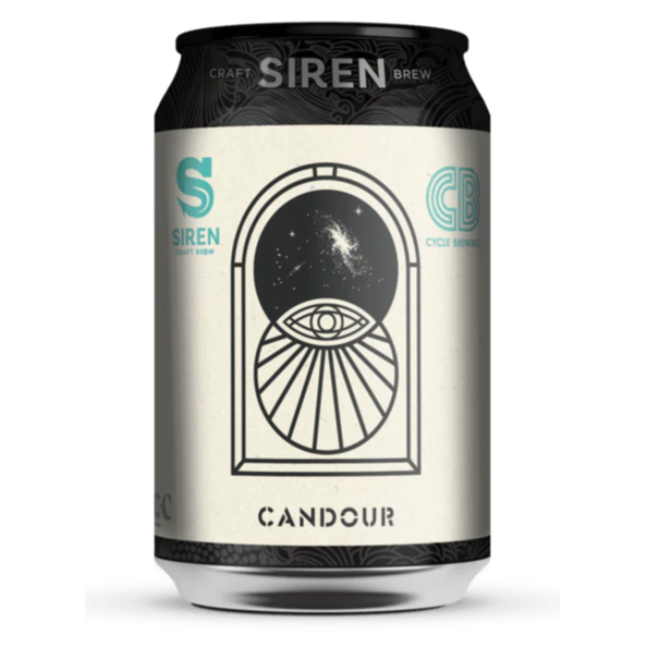 Siren / Cycle Brewing - Candour - 7.8%  Rio Caribe Cacao Stout - 330ml can