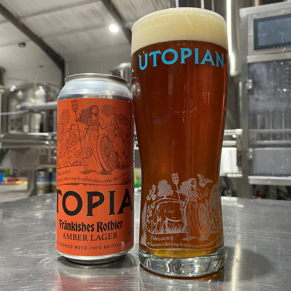 Utopian Brewing - Frankishes Rotbier - 5.4% Double Decoction Amber Lager - 500ml Can
