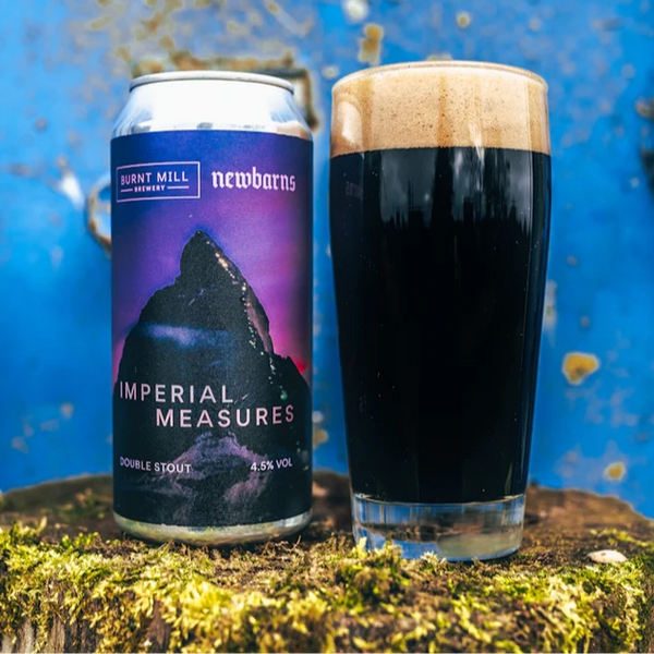 Burnt Mill / Newbarns - Imperial Measures - 4.5% Double Stout - 440ml Can