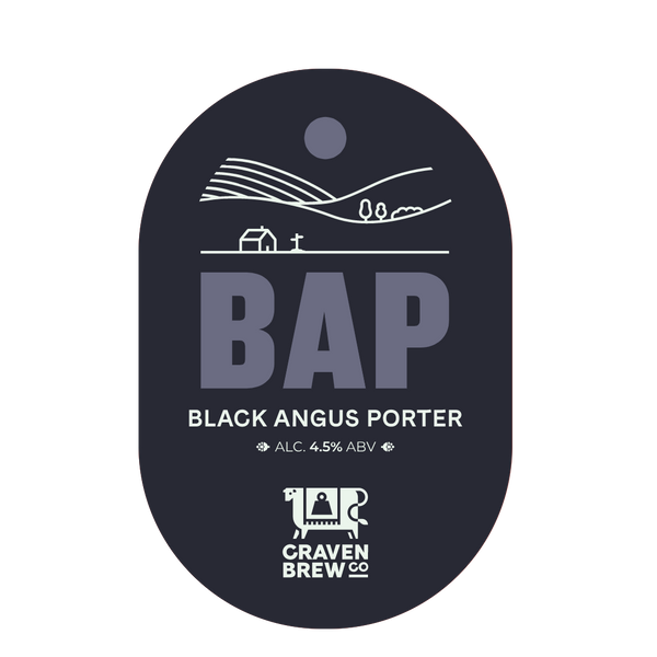 Craven Brew Co - Black Angus Porter (BAP) - 4.5% English Porter - 500ml Bottle