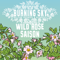 Burning Sky - Wild Rose Saison - 6.5% Mixed Fermentation Saison - 750ml Bottle