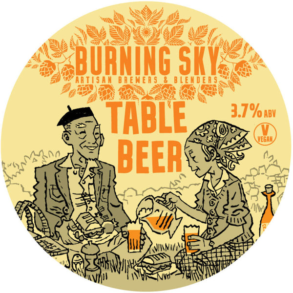 Burning Sky - Table Beer - 3.7% Table Beer - 750ml Bottle